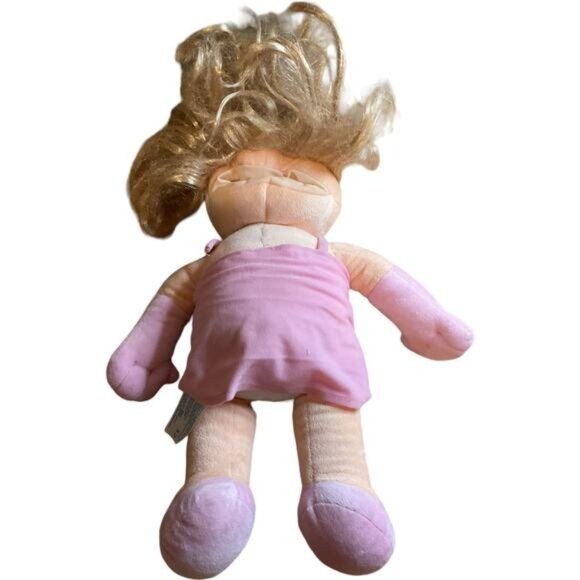 Build A Bear Miss Piggy Hand Puppet Stuffed Animal Plush Toy Blonde Hair Pink Dr - Picture 8 of 10